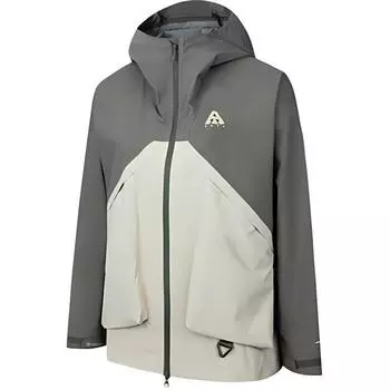 Ветровка Anta Variety Training Collection, унисекс, темно-зеленый/телесный хаки