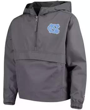 Ветровка Big Boys Graphite North Carolina Tar Heels Pack Go Champion, серый