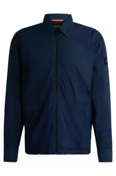 Ветровка BOSS ORANGE "Leejay_M", с воротником, цвет Open Blue464