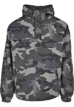 Ветровка Brandit ACCESSOIRES PULL OVER, цвет Grey Camouflage