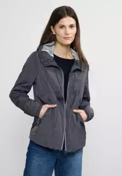 Ветровка Cecil с капюшоном и кулиской по низу, синий