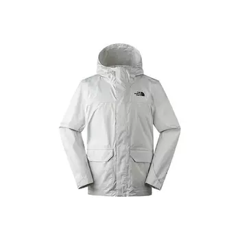 Ветровка City Outdoor, мужская серый куртки + подарочный пакет The North Face