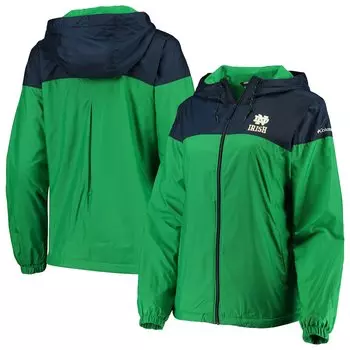 Ветровка Columbia Notre Dame Fighting Irish, зеленый