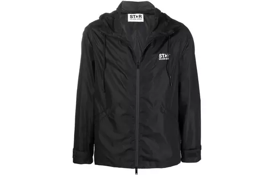 Ветровка Daris со звездным принтом Golden Goose, черный