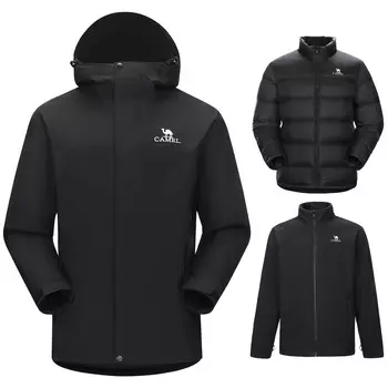 Ветровка для всех погодных условий унисекс Camel, цвет Phantom Black/Ice Crystal Gray