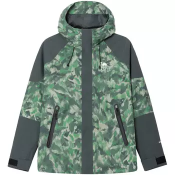 Ветровка для всех погодных условий унисекс Camel, цвет Forest Green Camouflage/Forest Green