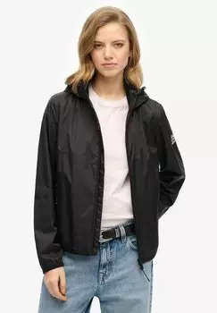 Ветровка HOODED LOGO - Summer jacket Superdry, черный