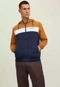 Ветровка Jack & Jones "RUSH BLOCKING HOOD BOMBER", с капюшоном, цвет Rubber