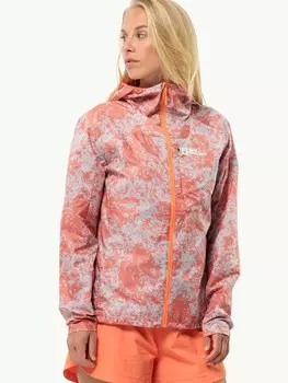 Ветровка Jack Wolfskin PRELIGHT WIND JKT W, оранжевый