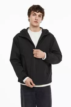 Ветровка классического кроя H&amp;M, черный