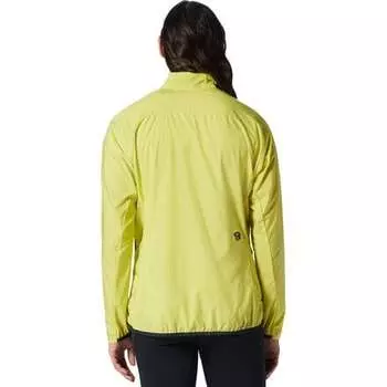 Ветровка Kor AirShell с молнией во всю длину женская Mountain Hardwear, цвет Starfruit