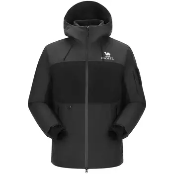Ветровка-куртка для любой погоды унисекс CAMEL, Mineral Gray/Phantom Black