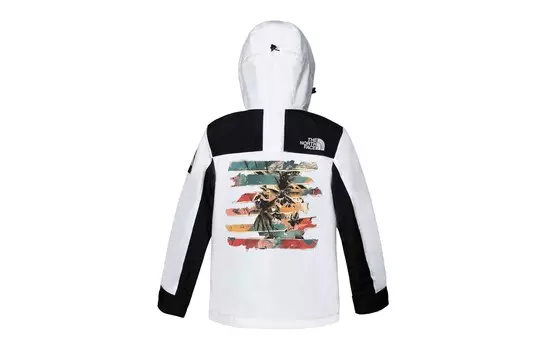 Ветровка куртка унисекс белый The North Face
