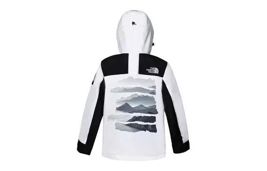 Ветровка куртка унисекс белый The North Face