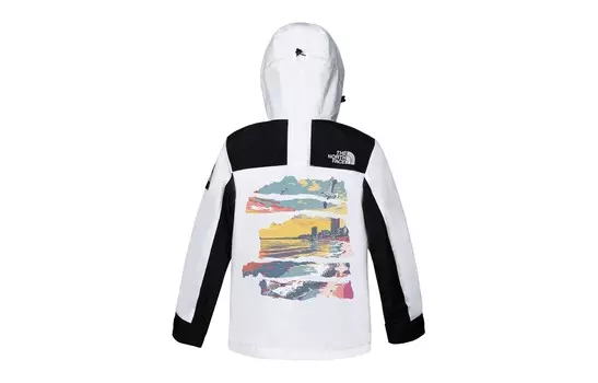 Ветровка куртка унисекс белый The North Face