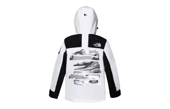 Ветровка куртка унисекс белый The North Face