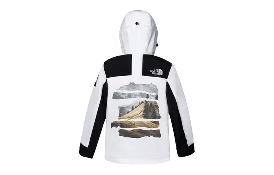 Ветровка куртка унисекс белый The North Face
