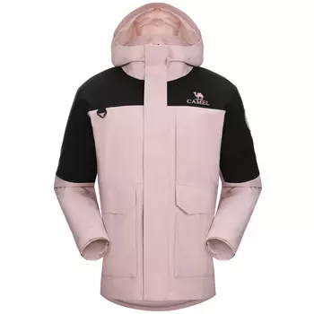 Ветровка Куртка Унисекс Camel, цвет Coconut Shell/Phantom Black