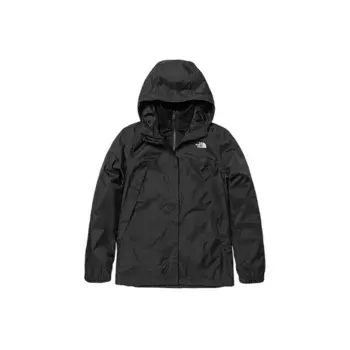 Ветровка куртка унисекс черный + подарочный пакет The North Face