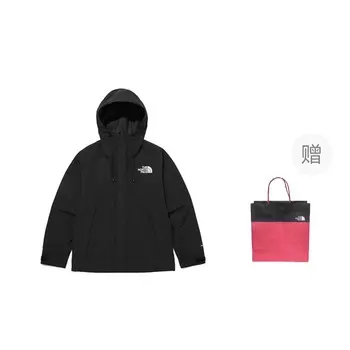 Ветровка куртка унисекс черный подарочный пакет The North Face