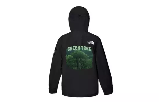Ветровка куртка унисекс черный The North Face