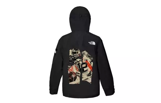 Ветровка куртка унисекс черный The North Face