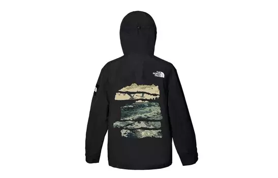 Ветровка куртка унисекс черный The North Face