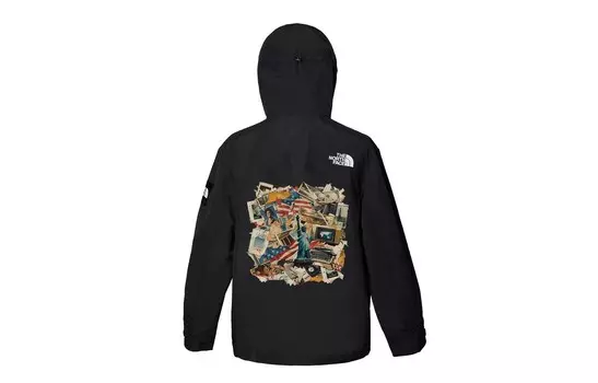Ветровка куртка унисекс черный The North Face