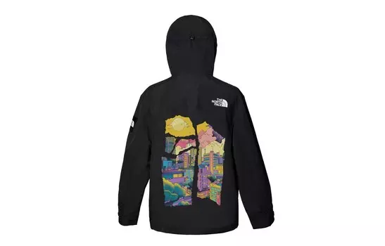 Ветровка куртка унисекс черный The North Face