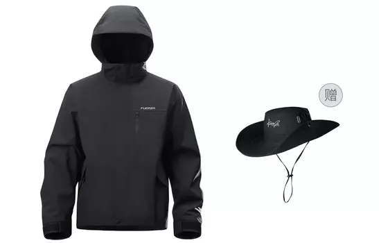 Ветровка Куртка Унисекс Fuerza, черный