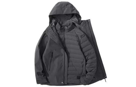 Ветровка Куртка Унисекс Jack Wolfskin, цвет 6350 dark gray