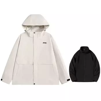 Ветровка Куртка Унисекс Jeep, белый