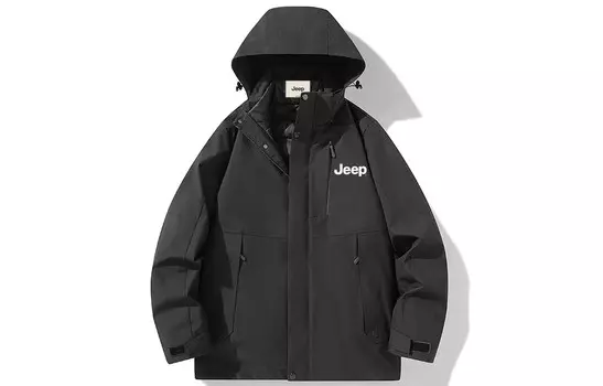 Ветровка Куртка Унисекс Jeep, черный