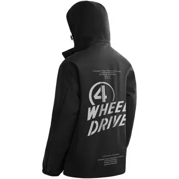 Ветровка Куртка Унисекс Jeep, черный