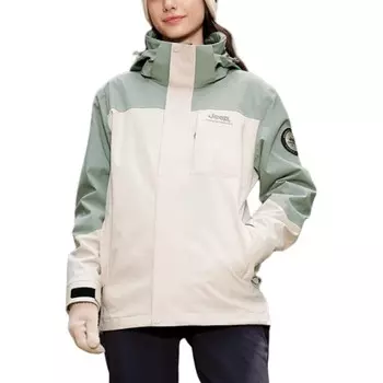 Ветровка Куртка Унисекс Jeep, черный/хаки