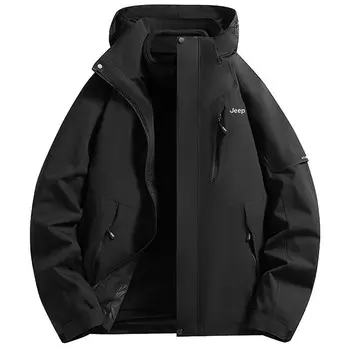 Ветровка Куртка Унисекс Jeep, цвет Army Green - Heavy Rain Level Waterproof (Single Jacket)
