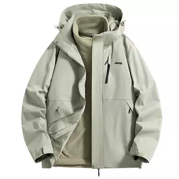 Ветровка Куртка Унисекс Jeep, цвет Dark Blue Single-Use