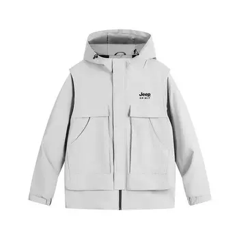 Ветровка Куртка Унисекс Jeep Spirit, черный