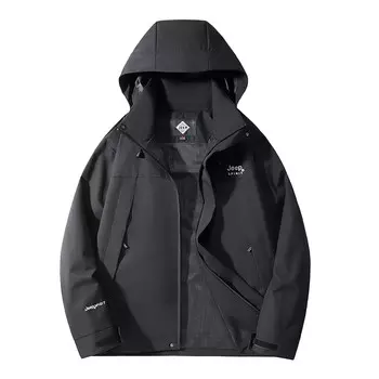 Ветровка Куртка Унисекс Jeep Spirit, черный