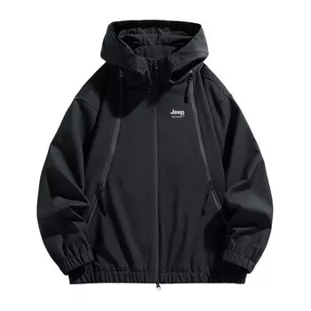 Ветровка Куртка Унисекс Jeep Spirit, черный