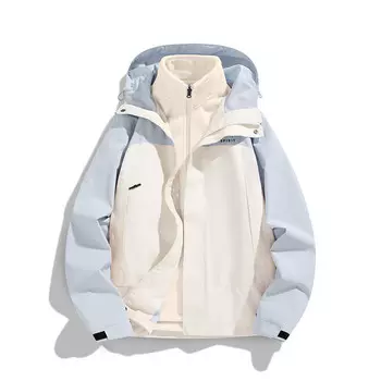 Ветровка Куртка Унисекс Jeep Spirit, цвет Apricot-Ivory White (3-In-1)