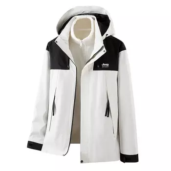 Ветровка Куртка Унисекс Jeep Spirit, цвет Ivory White