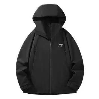 Ветровка Куртка Унисекс Jeep Spirit, цвет Ivory White/Light Purple (S-3XL)