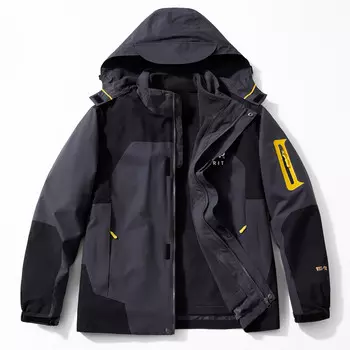 Ветровка Куртка Унисекс Jeep Spirit, цвет Men's Black (Three-in-One)