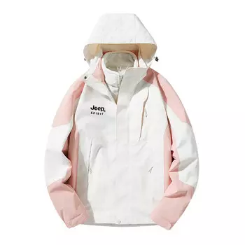 Ветровка Куртка Унисекс Jeep Spirit, цвет Panda White