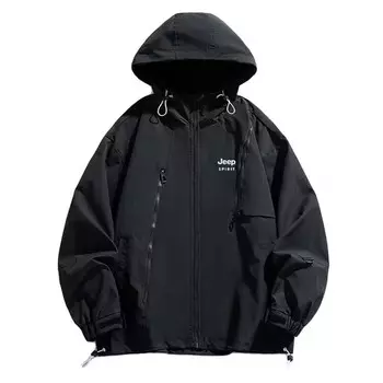 Ветровка Куртка Унисекс Jeep Spirit, цвет Vibrant Black