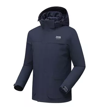 Ветровка Куртка Унисекс Jeep Spirit, темно-синий