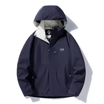 Ветровка Куртка Унисекс Jeep Spirit, темно-синий