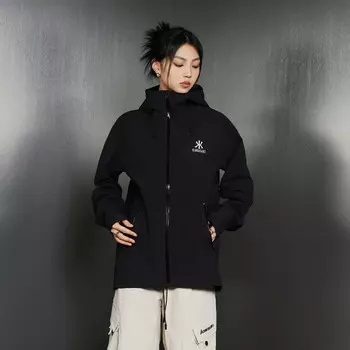 Ветровка Куртка Унисекс Kawasaki, черный