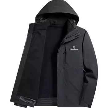 Ветровка Куртка Унисекс Kingcamp, темно-коричневый